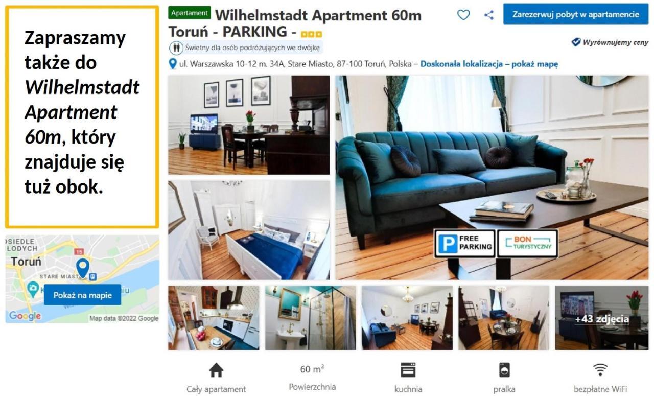 Wilhelmstadt Apartment 90M - Parking Torun Ngoại thất bức ảnh
