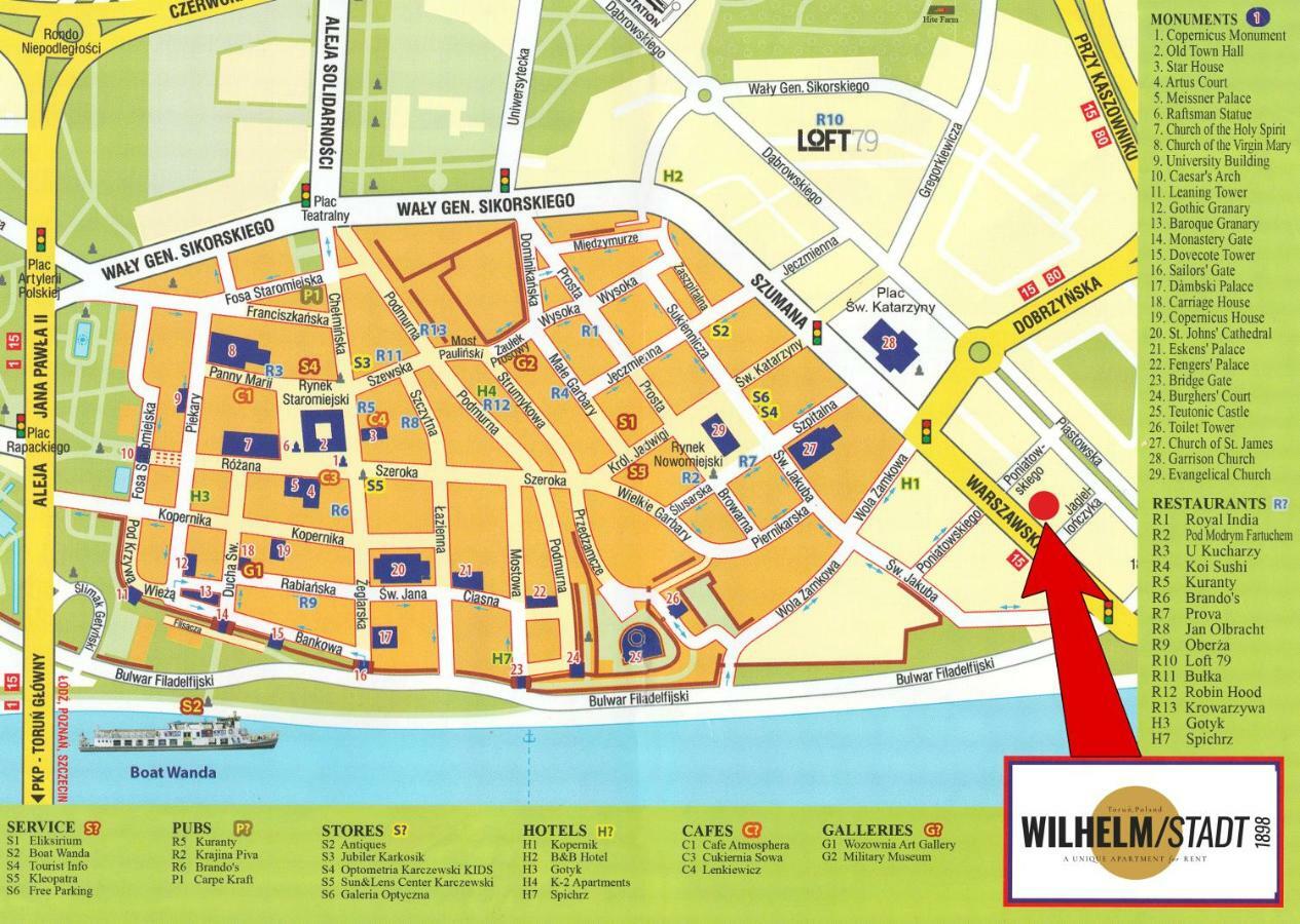 Wilhelmstadt Apartment 90M - Parking Torun Ngoại thất bức ảnh